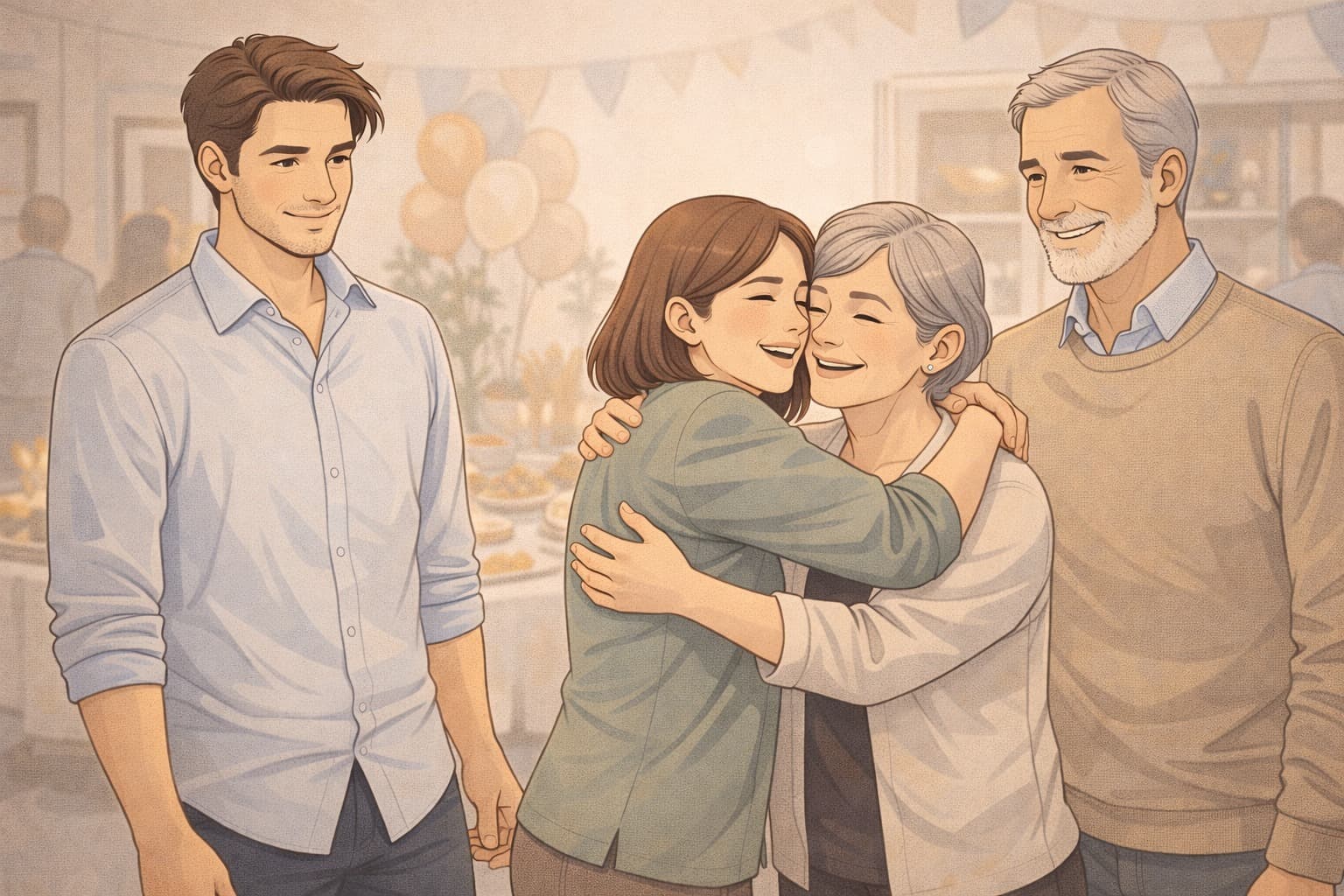 friends & family support the relationship