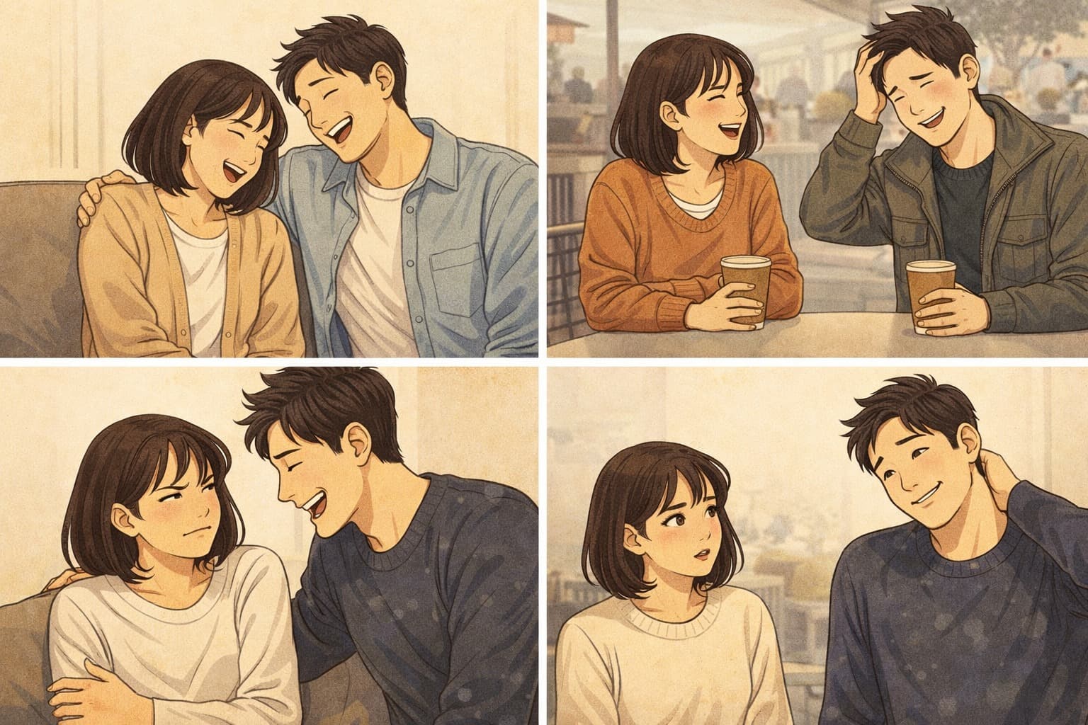 What are the types of humor